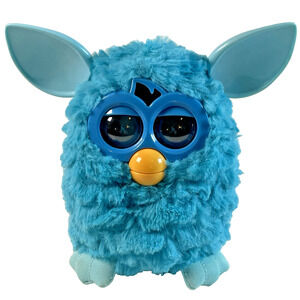Furby Boom Hasbro 2012 Blue Teal Turquoise Interactive Talking Toy TESTED